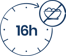 16 hours of no eating graphic